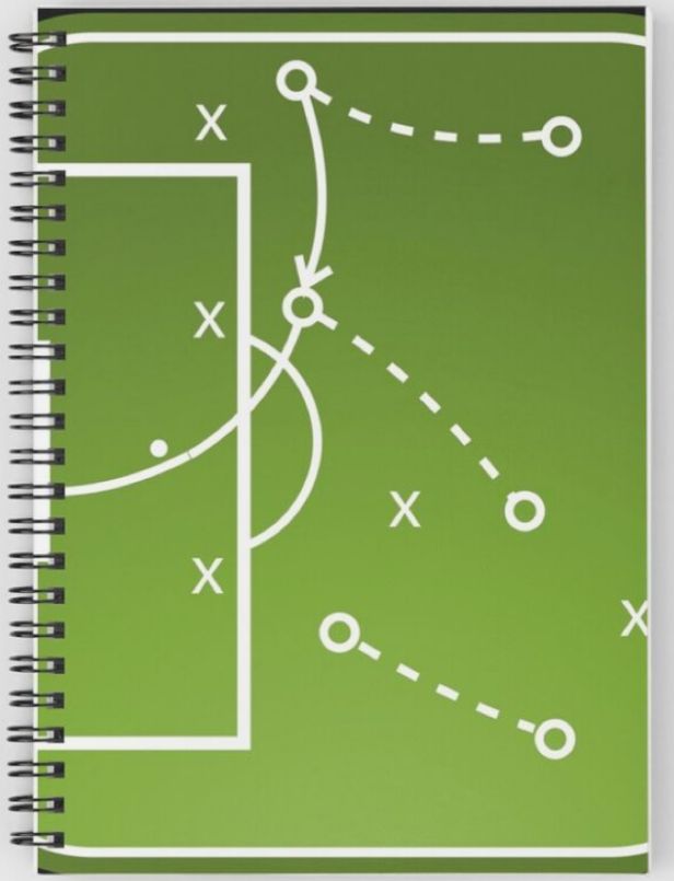 Schéma tactique offensif de football